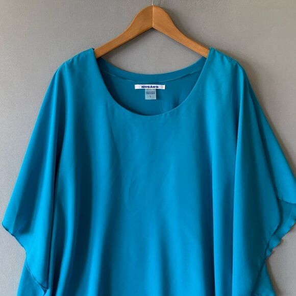 🎉5 for $45🎉 Nygard Top Blouse Shirt Size L Blue - Picture 2 of 7